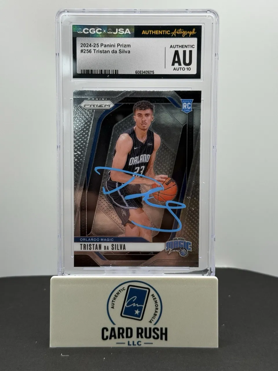2024-25 Panini Prizm Tristan da Silva Rookie Card IP Auto CGC/JSA Authentic