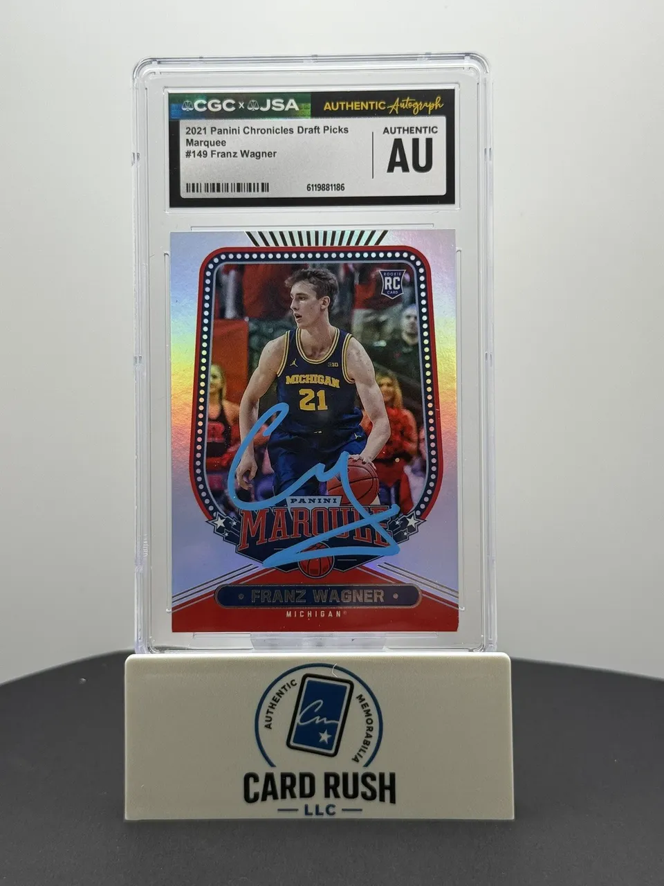 2021-22 Panini Chronicles Marquee Franz Wagner RC IP Auto CGC Authentic