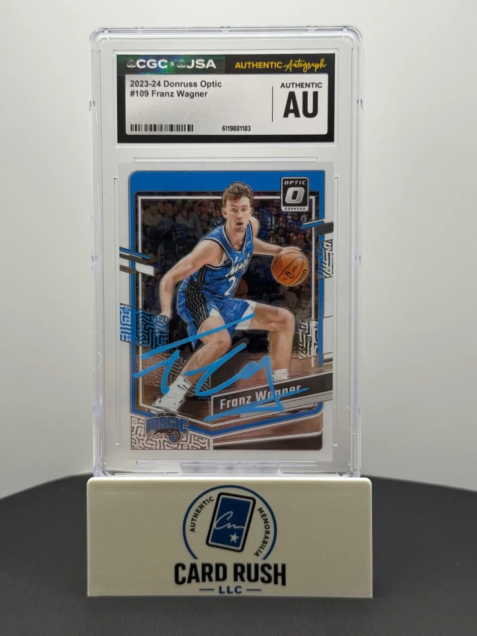 2023-24 Panini Donruss Optic Franz Wagner IP Auto CGC/JSA Authentic