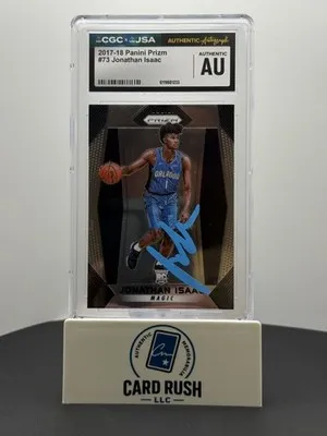 2017-18 Panini Jonathan Isaac Prizm RC IP CGC Authentic