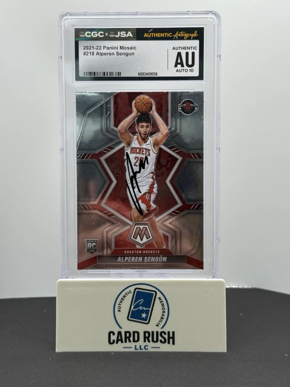 2021-22 Panini Mosaic - Alperen Sengun Rookie Card IP Auto 10 CGC Authentic