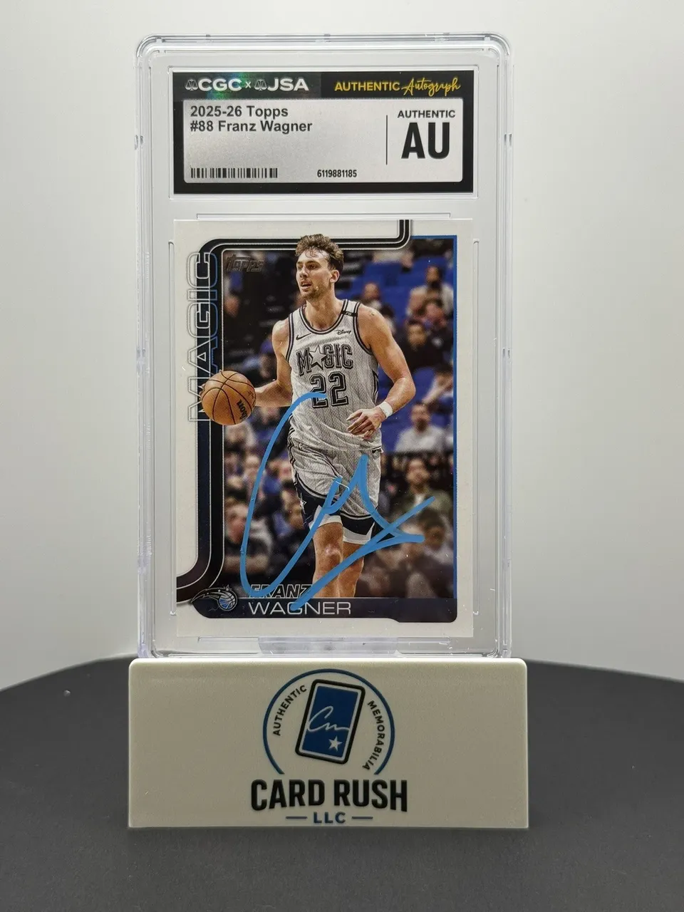 Franz Wagner 2025-26 Topps IP Auto CGC Authentic