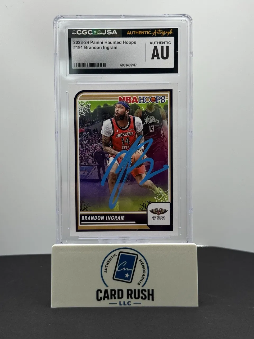 2023-24 Panini Haunted Hoops Brandon Ingram IP Autograph CGC/JSA Authentic