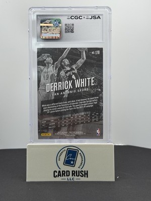 2017 Panini Prestige Derrick White (RC) IP Autograph CGC/JSA Authentic, back