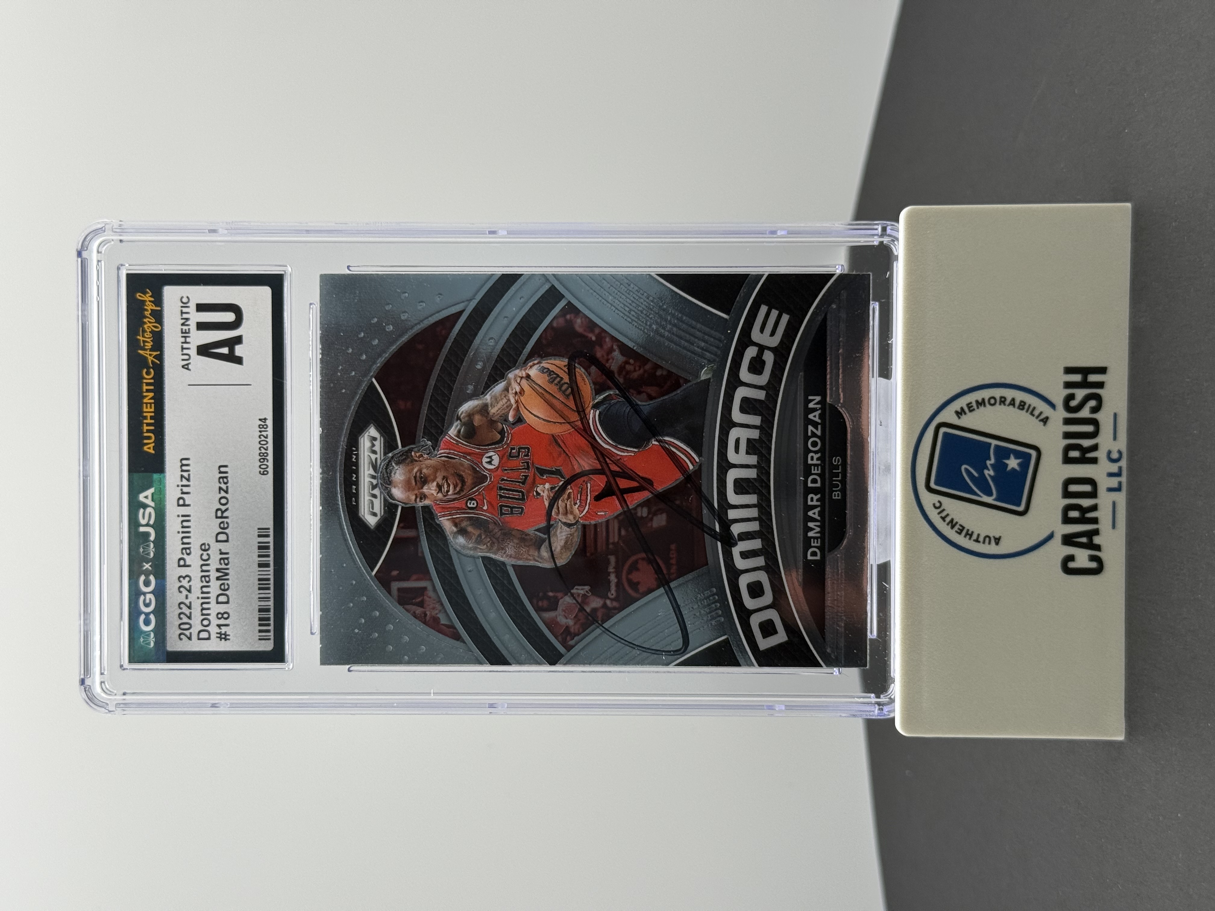 2022-23 DeMar DeRozan Dominance Panini Prizm Card, front