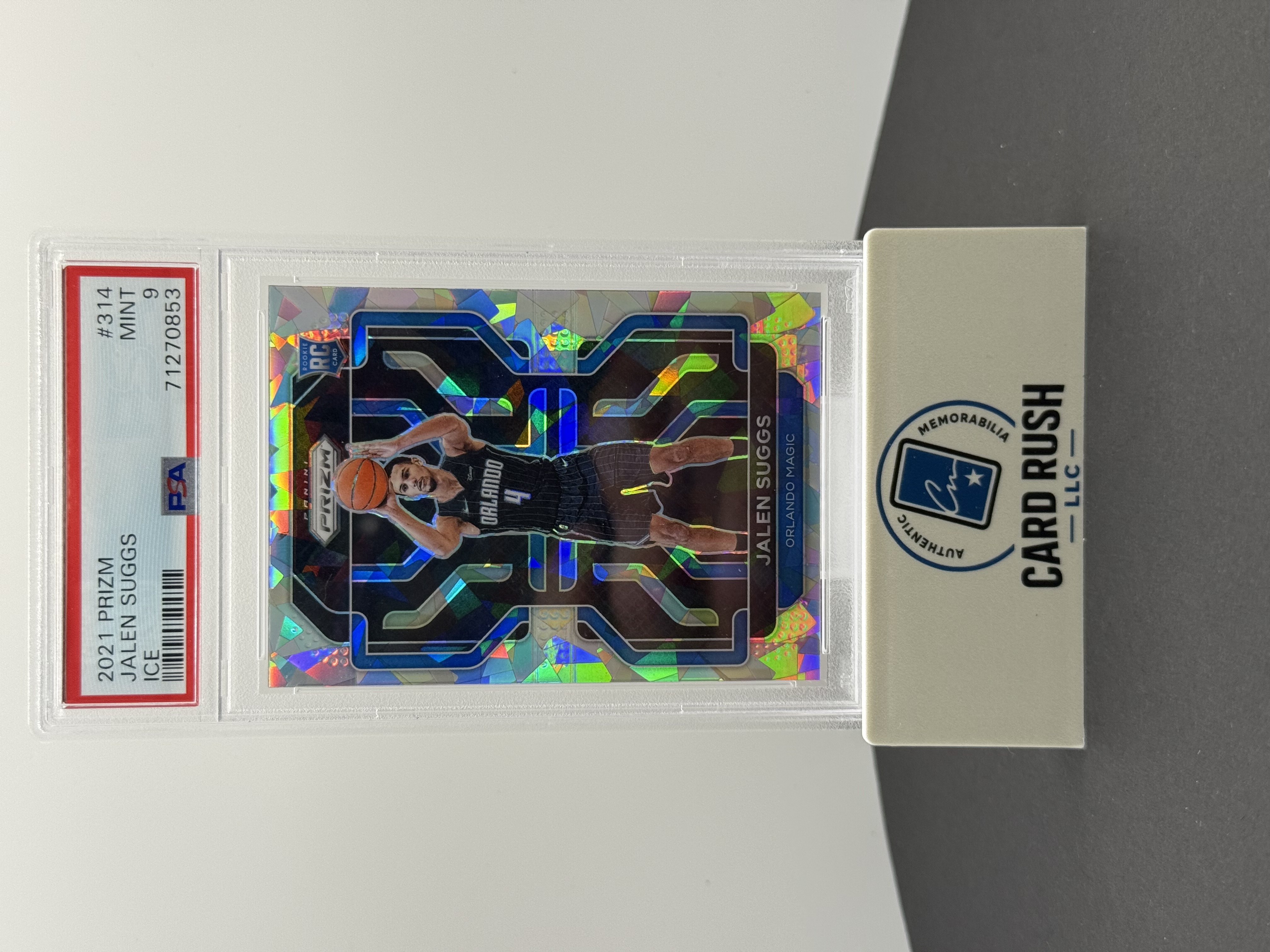2021 Panini Prizm Jalen Suggs Basketball Card PSA 9, front