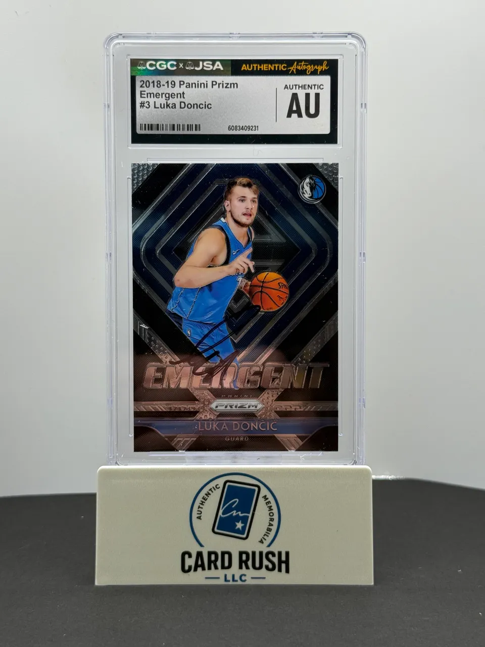 2018-19 Panini Prizm Emergent Luka Doncic Rookie Basketball Card