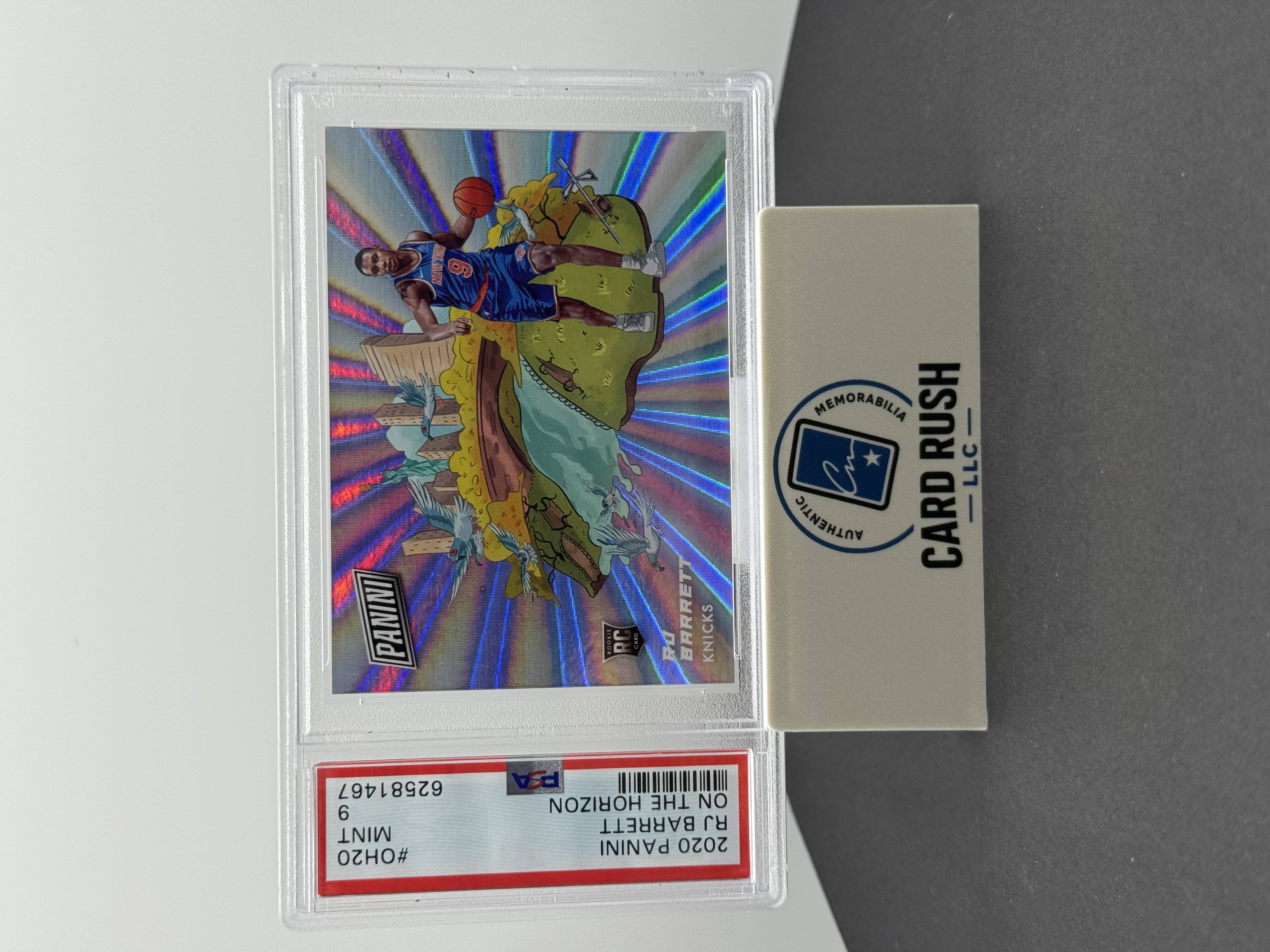2020 Panini On The Horizon RJ Barrett Rookie Card, front