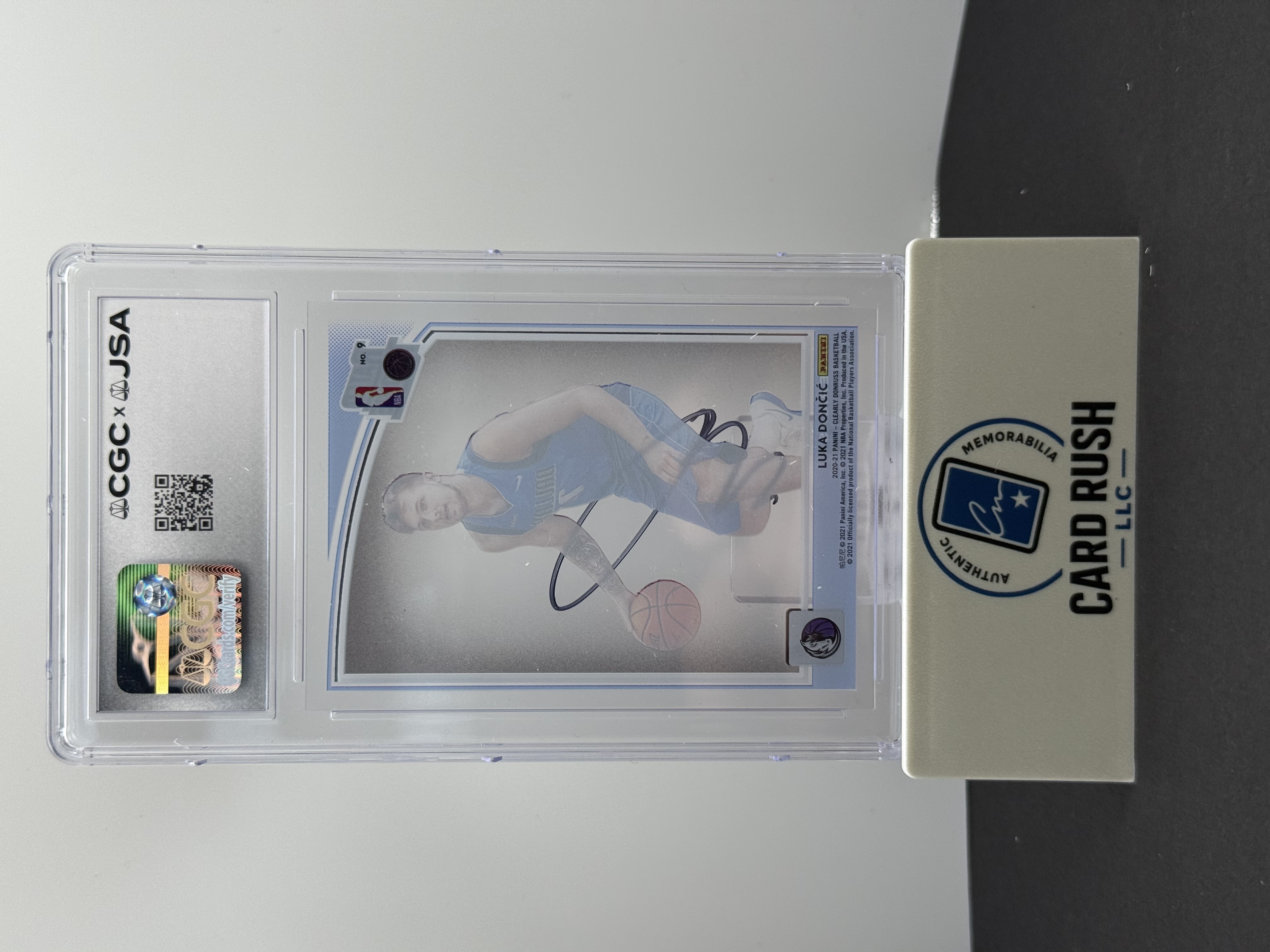 2020-21 Donruss Deni Avdija Rated Rookie IP Auto CGC Authentic, back