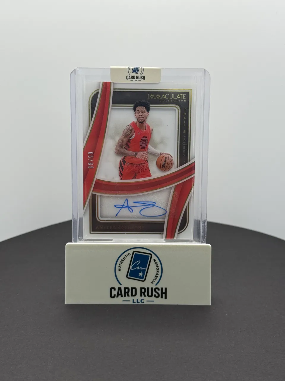 2023-24 Panini Immaculate Collection Anfernee Simons Basketball Trading Card