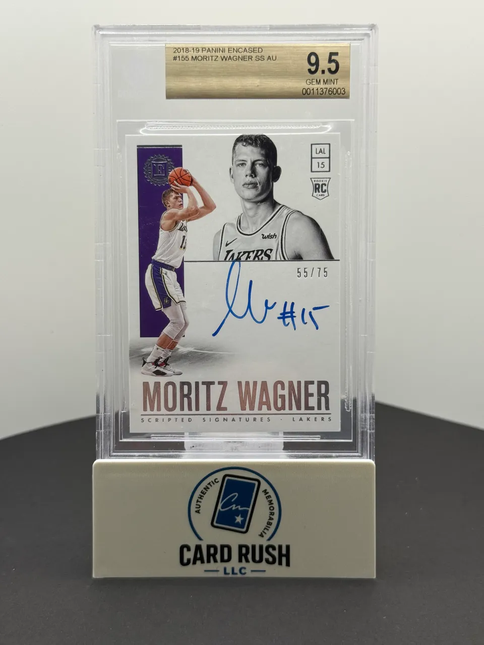 Moritz Wagner Autographed Rookie Card