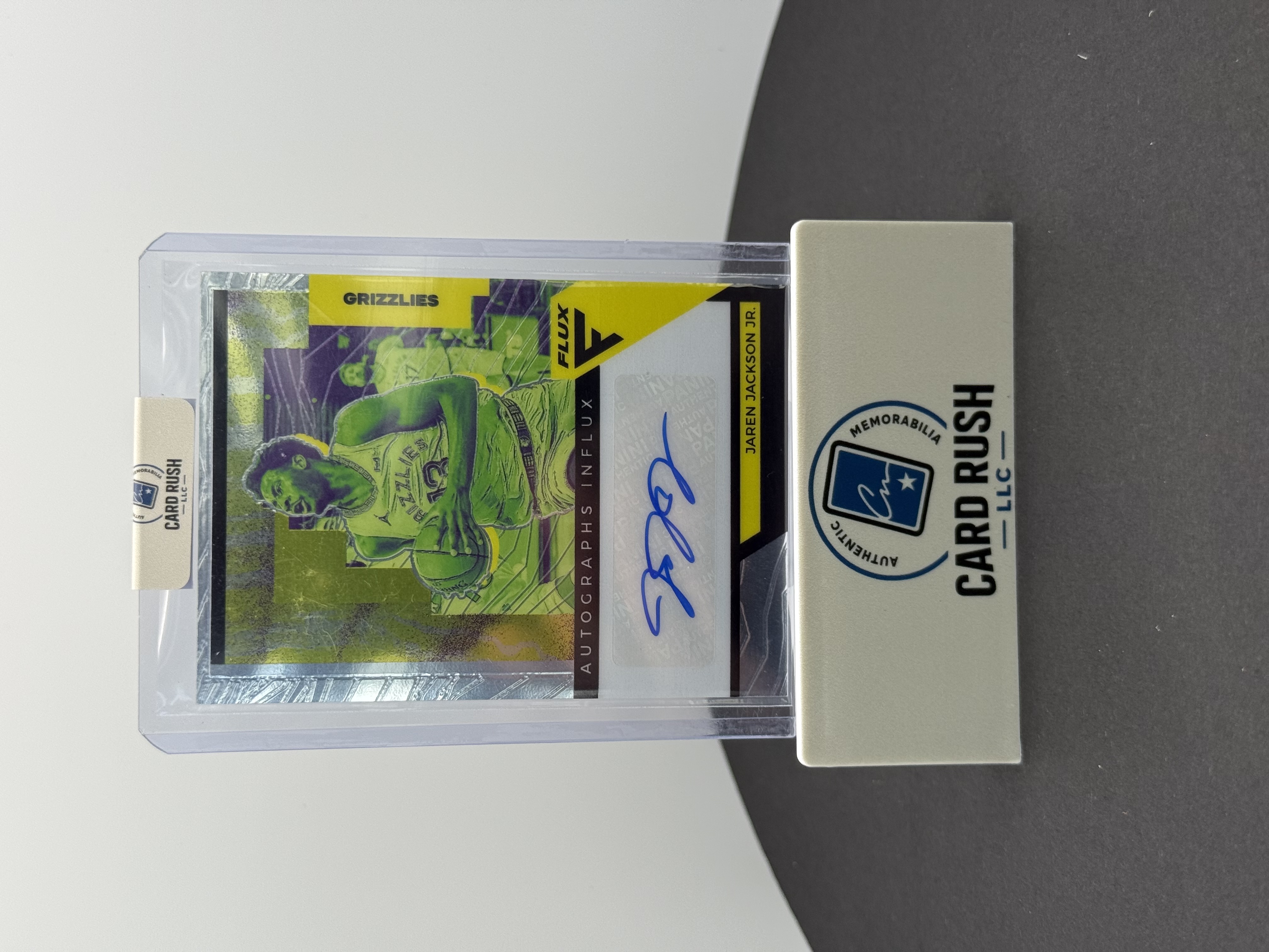 2020-21 Panini Flux Jaren Jackson Jr. Autographed Rookie Card, front