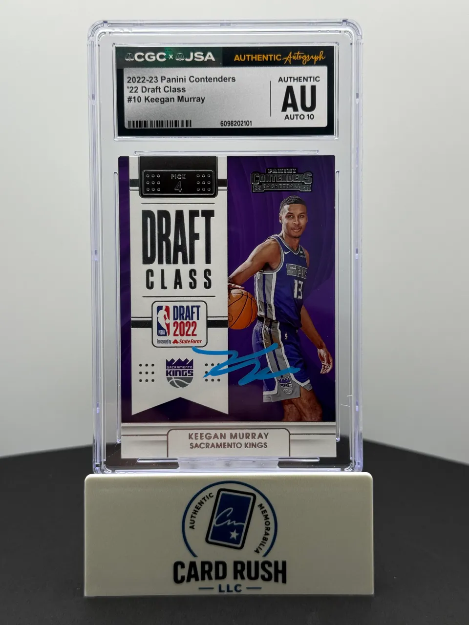 2022-23 Panini Contenders'22 Draft Class Keegan Murray RC IP Autograph
