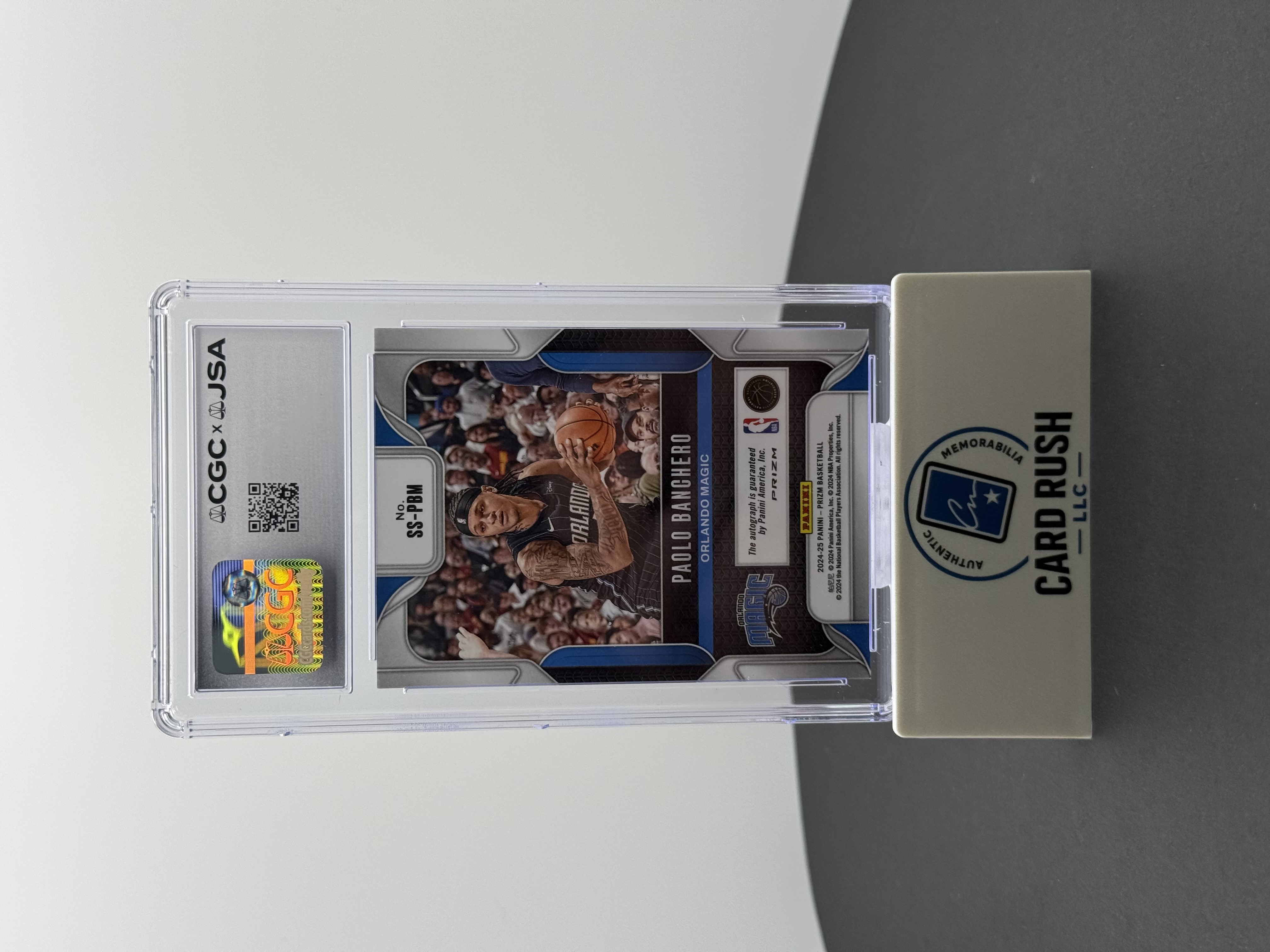2024-25 Panini Prizm Sensational Signatures Paolo Banchero Choice CGC Auto 10, back