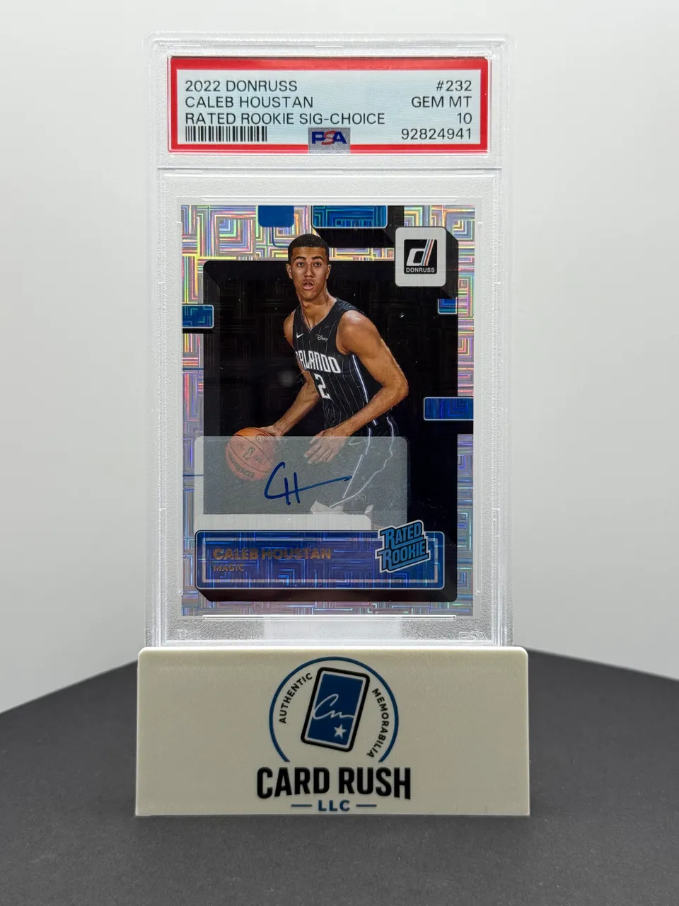 2022-23 Donruss Rated Rookie Caleb Houstan Signature Choice