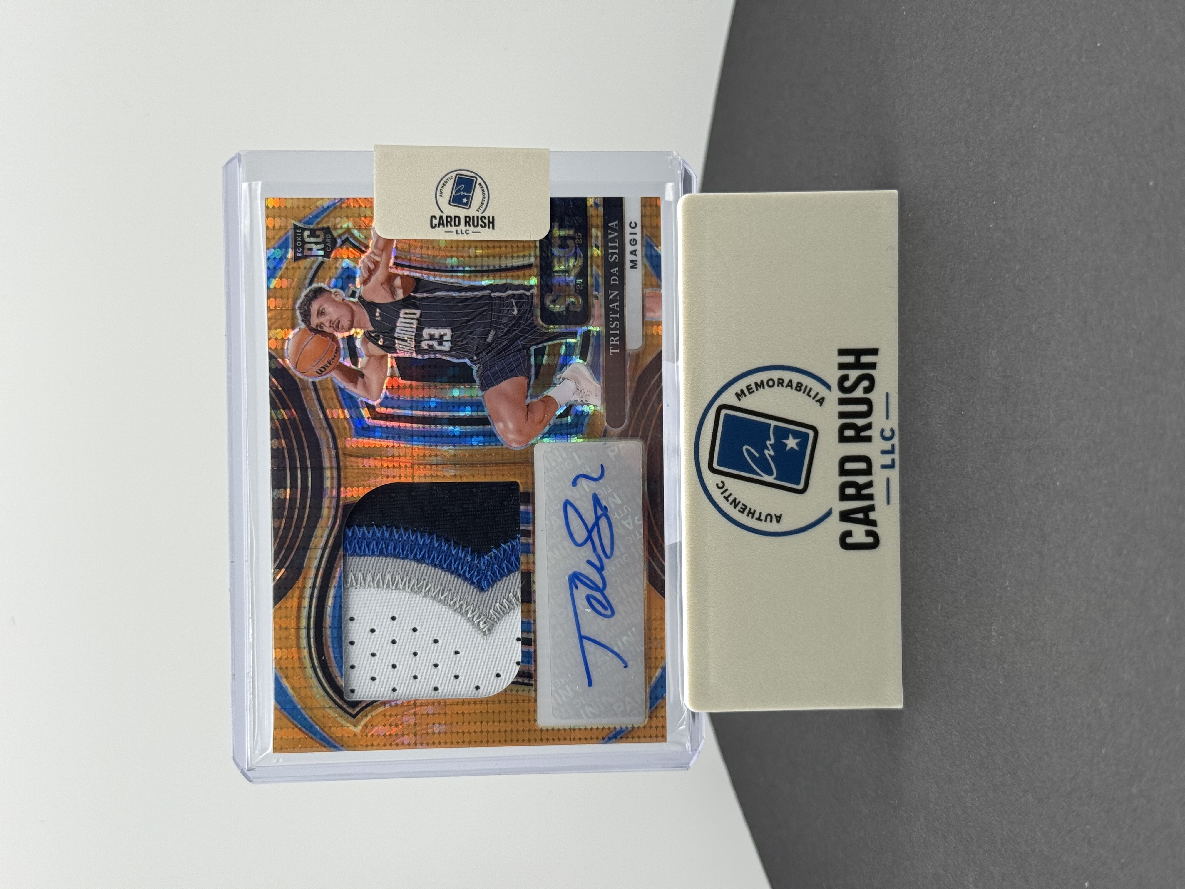 2024-25 Panini Select Prizm Tristan da Silva RPA Basketball Trading Card, front