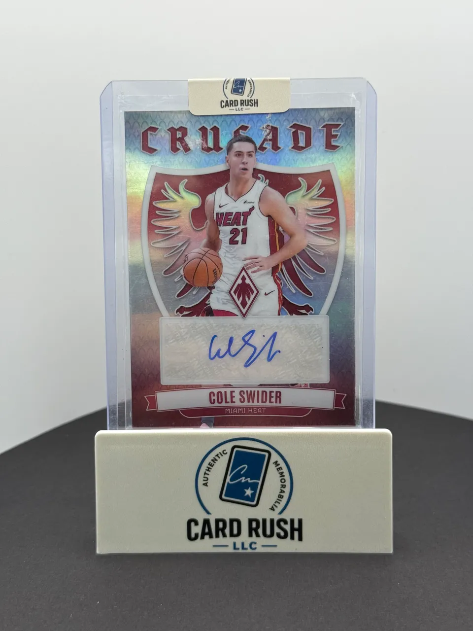 2023-24 Cole Swider Crusade Autographed Trading Card