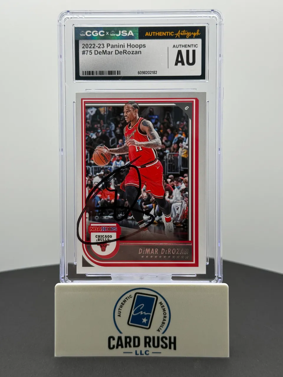 2022-23 Hoops Basketball DeMar DeRozan In Person Autograph