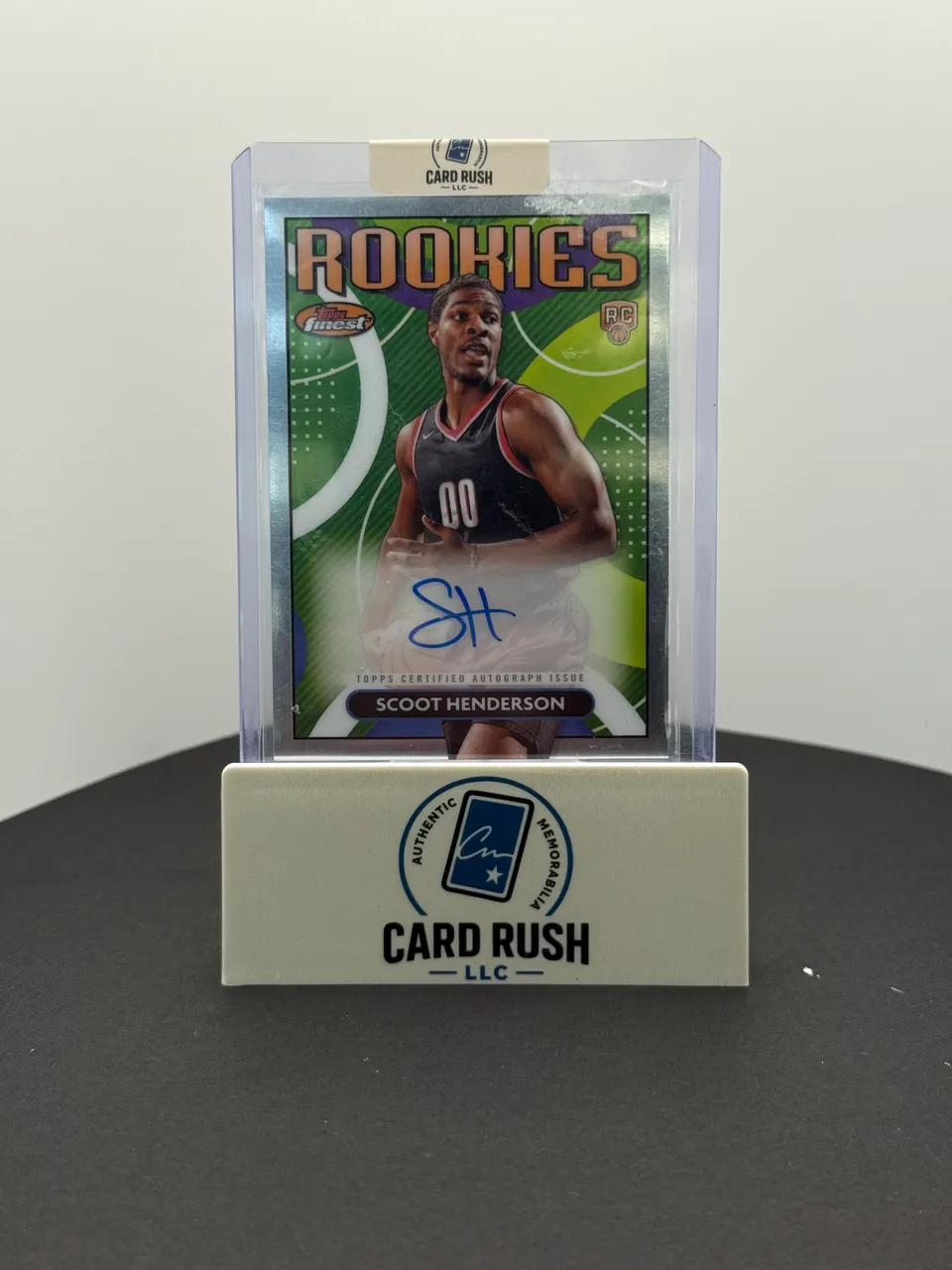 2024 Topps Finest Rookies Scoot Henderson Autograph Card
