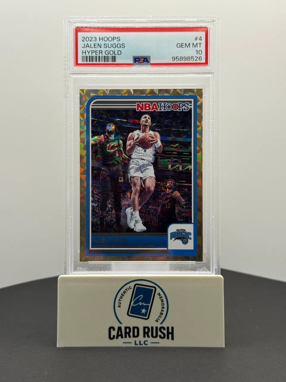 2023 Hoops Jalen Suggs Hyper Gold PSA 10