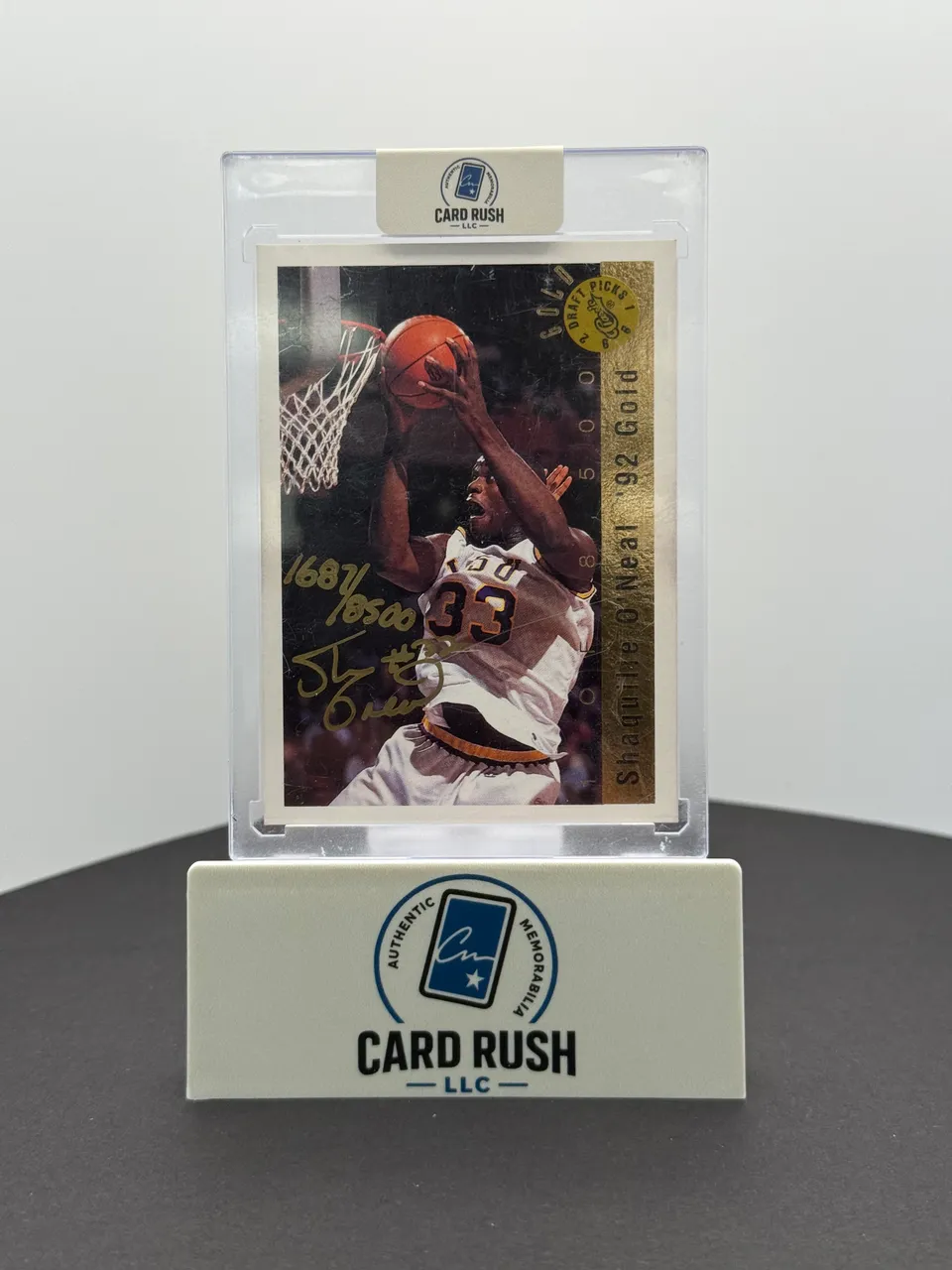 1992 Classic Games Shaquille O'Neal 92 Gold Basketball Card