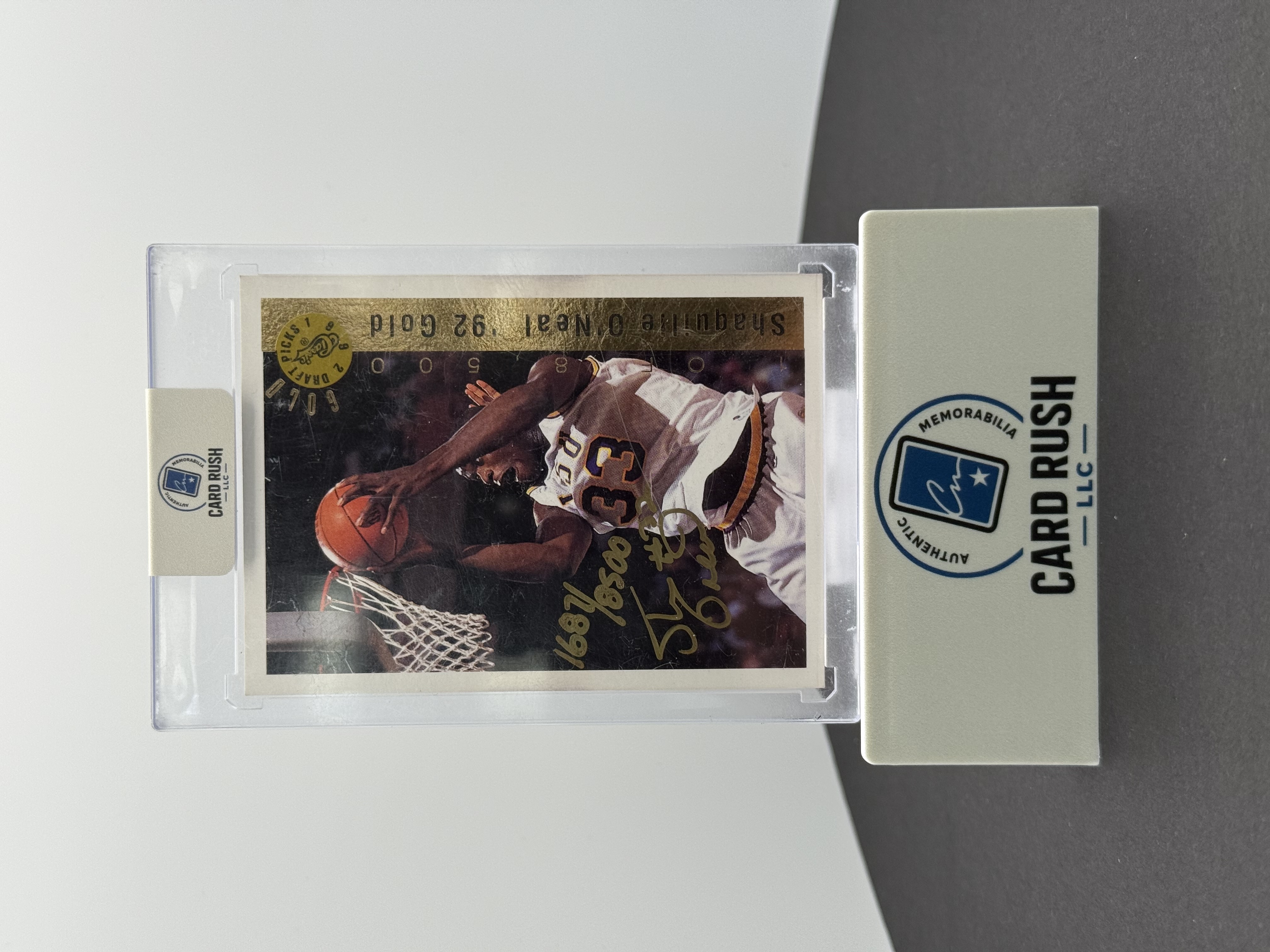 1992 Classic Games Shaquille O'Neal 92 Gold Basketball Card, front