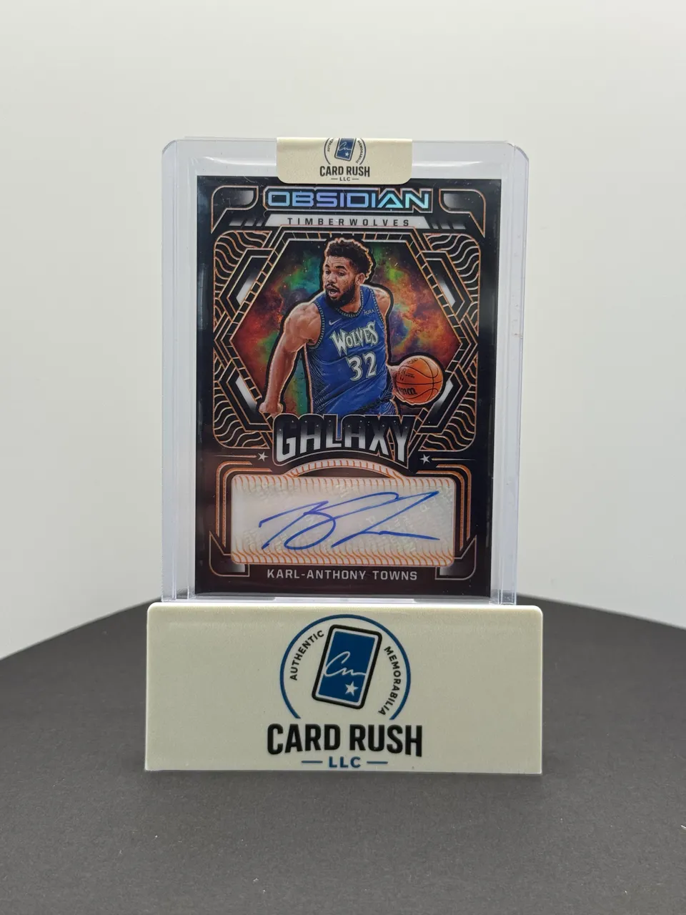 2021-22 Panini Obsidian Galaxy Karl-Anthony Towns Basketball Trading Card