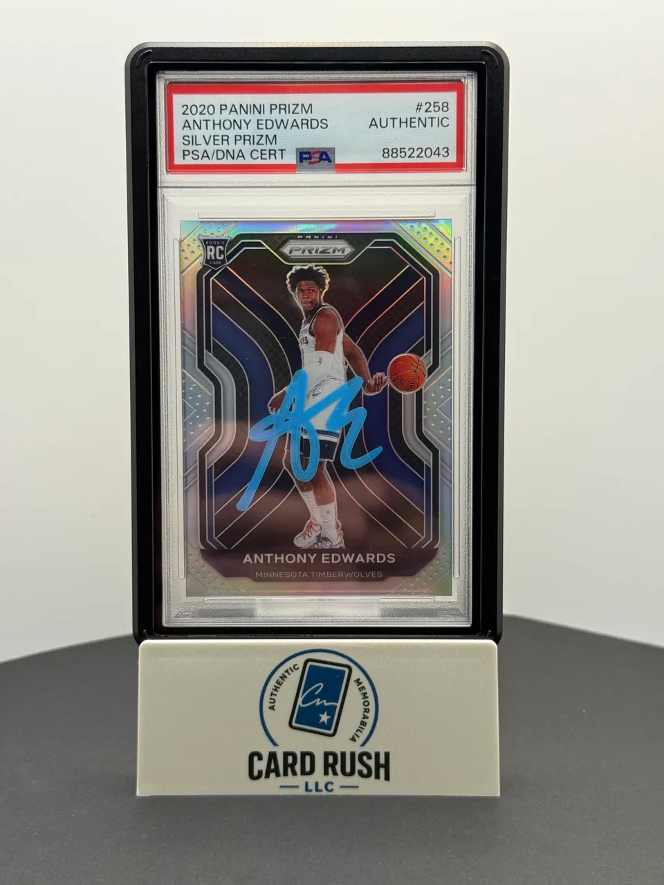 2020 Panini Silver Prizm Anthony Edwards Rookie Card