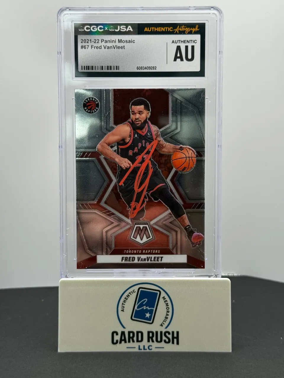 2020-21 Fred VanVleet Autographed Trading Card