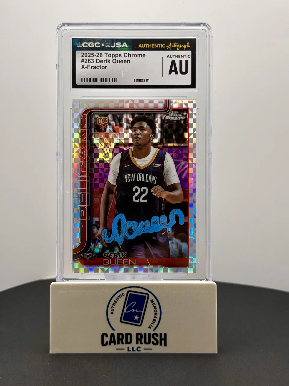 A Glimpse in the Tunnel — Derik Queen's Topps Chrome X-Fractor Autograph