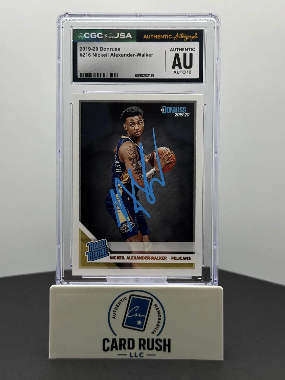 Six Years Later — Nickeil Alexander-Walker's Donruss Rated Rookie Autograph